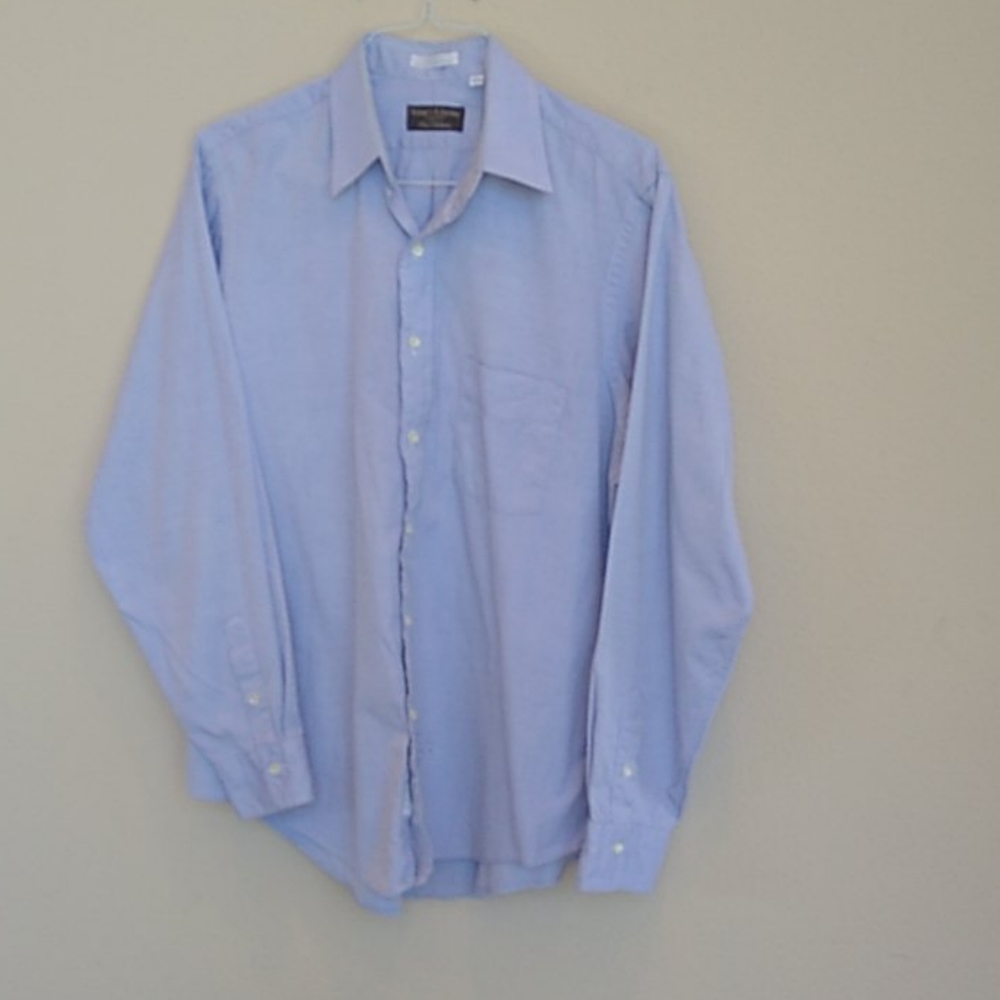 Robert R Bailey Fine Clothes Mens blue shirt